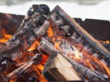 Пикник в снегах и прогулка на природе
