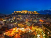 Афины — магия вечернего города