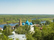 Древний Гороховец и Шуховская башня на Оке