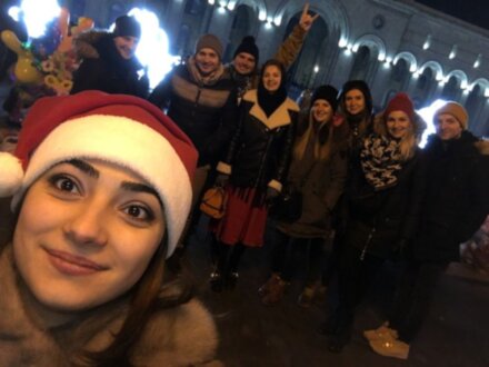 Огни ночного Еревана