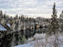 Деревня викингов и горный парк Рускеала