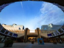 Европарламент и евроквартал Брюсселя