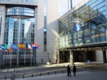 Европарламент и евроквартал Брюсселя