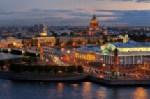 Автобусная экскурсия по ночному Петербургу + разведение мостов