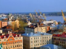 Выборг в компании художника