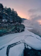 Незамерзающие озера и зимняя природа Алтая