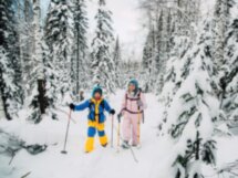 Ваша первая прогулка на снегоступах в Шерегеше
