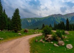 По берегам Иссык-Куля на джипе в тёплой компании