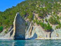 Морская прогулка к скале Парус на теплоходе
