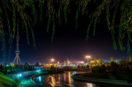 Вечерняя прогулка по Ташкенту с ужином в центре плова