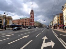 По Петербургу на мотоцикле