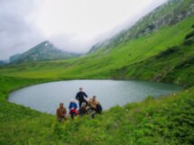 Ночь под звёздами на Бзерпинском карнизе