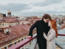 Фотосессия на питерских улочках и крыше!