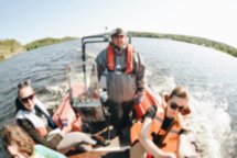 Экскурсия по Ладожским шхерам на экспедиционной лодке