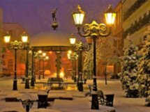 Вечерняя прогулка по новогоднему Бресту