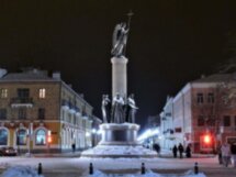 Вечерняя прогулка по новогоднему Бресту
