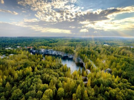Путешествие из Петербурга в Рускеалу на Ласточке и ретро-поезде