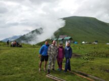 Горный треккинг на карниз Бзерпи