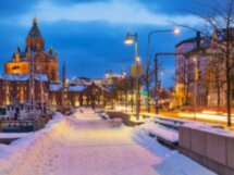 Рождественские декорации Хельсинки