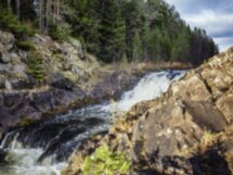 Палеовулкан Гирвас и водопад Кивач — два чуда Карелии