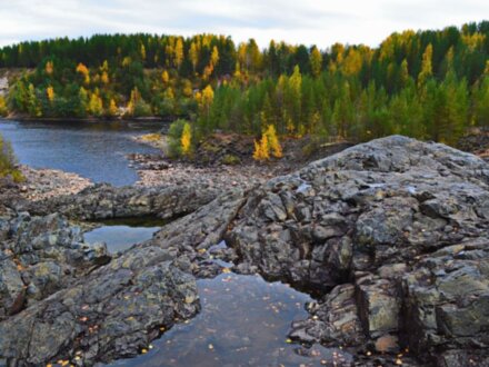 Палеовулкан Гирвас и водопад Кивач — два чуда Карелии