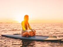 Морской закат на SUP-бордах в Анапе