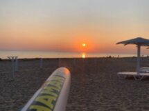 Морской закат на SUP-бордах в Анапе