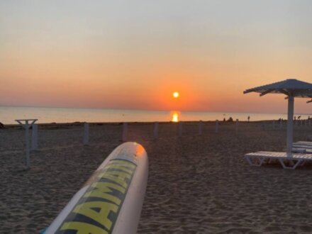 Морской закат на SUP-бордах в Анапе