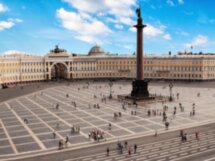 Обзорная автобусная экскурсия по Петербургу + посещение Эрмитажа