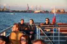 Водная прогулка на закате — с причала Севкабель Порт