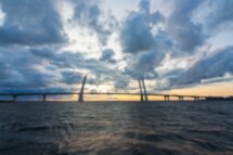 Водная прогулка на закате — с причала Севкабель Порт