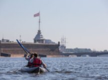 На байдарках по историческому центру Петербурга