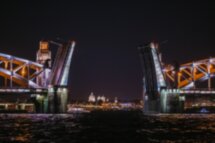 Прогулка на теплоходе на развод мостов