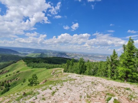 Панорамы Красноярска: Торгашинский хребет