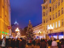По новогоднему Арбату