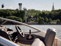На частном катере по Москве-реке!