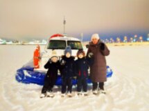 Зимняя прогулка по Волге или Казанке на аэролодке