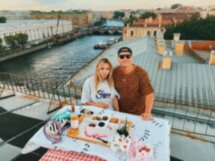 Пикник на крыше в Петербурге