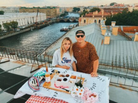 Пикник на крыше в Петербурге