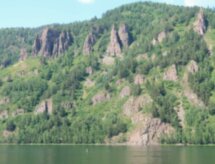 Красноярская ГЭС, Столбы и природа Сибири