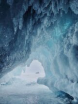 Ольхон: белый снег и синий лёд обитаемого острова