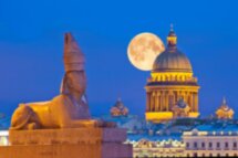 Ночной Петербург 2 в 1: обзорная экскурсия + развод мостов на теплоходе