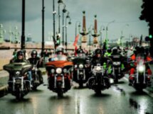 Ночной мототур — мосты и мотоциклы