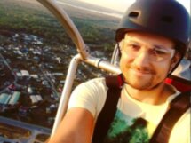 Полёт над Волгой на параплане