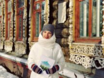 Зимний и праздничный Томск