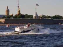 Разводные мосты на частном катере!