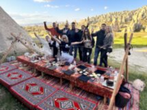 Пикник на закате в Каппадокии