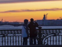 По вечернему Петербургу на кабриолете