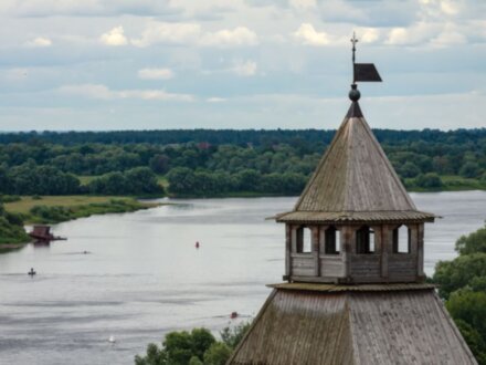 Прогулка на катере по Волхову к озеру Ильмень